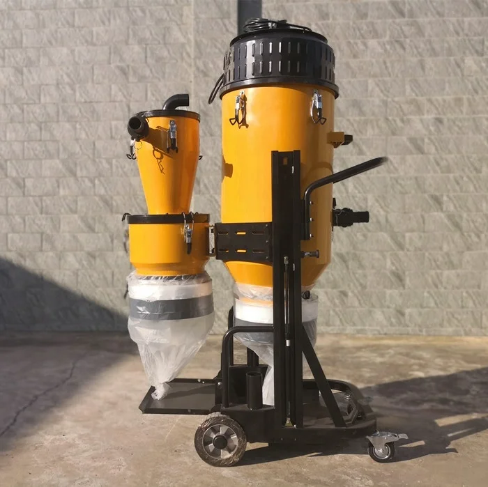 220V Single Phase HEPA Concrete Hand Grinders Dust Extractor