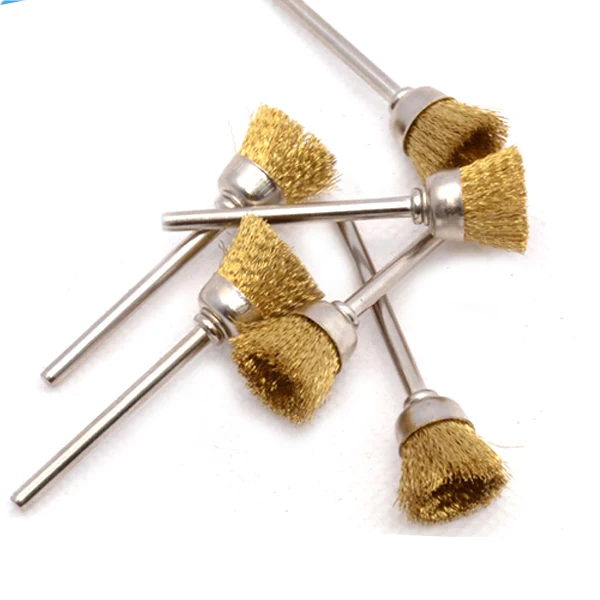 steel wire brush//miniPen type brass wire brush