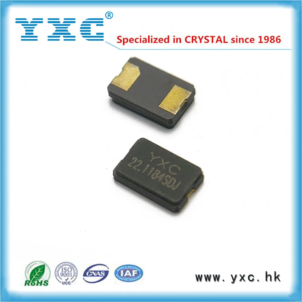 22.1184 МГц 18pF 5032 кристалл керамические осцилляторов 2pin SMD 20ppm кварцевые 22.1184 МГц YSX530GA