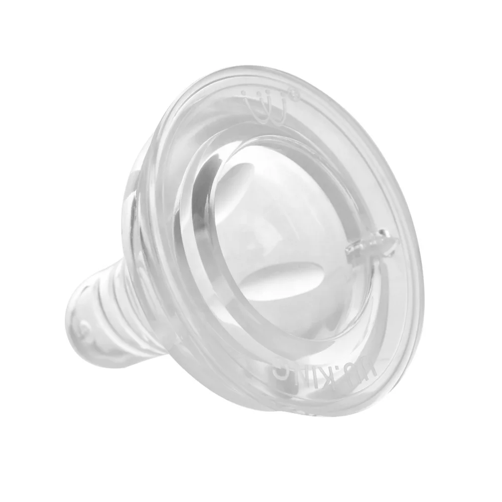High Quality Transparent Safety Silicone Feeding Baby Nipple