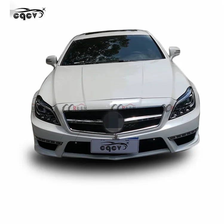front bumper body kit for cls w218 modify to a.m.g/c63 grille