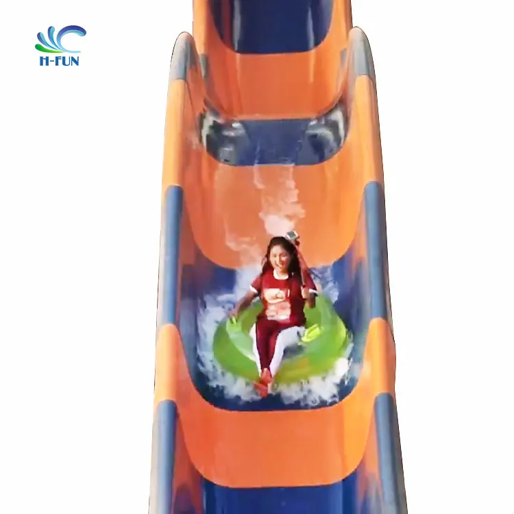 New design Pear Shape Clear Combine Solid PVC water slide tubes park equipment waterpark Tube