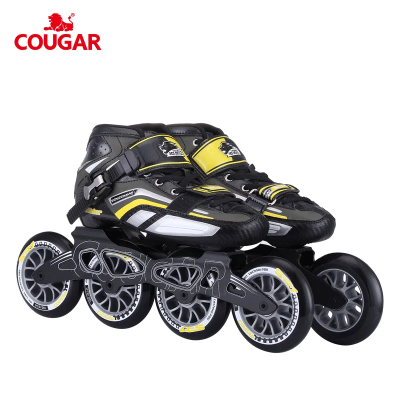 
Big power 110mm wheels cougar professional inline skate speed  (60629671761)