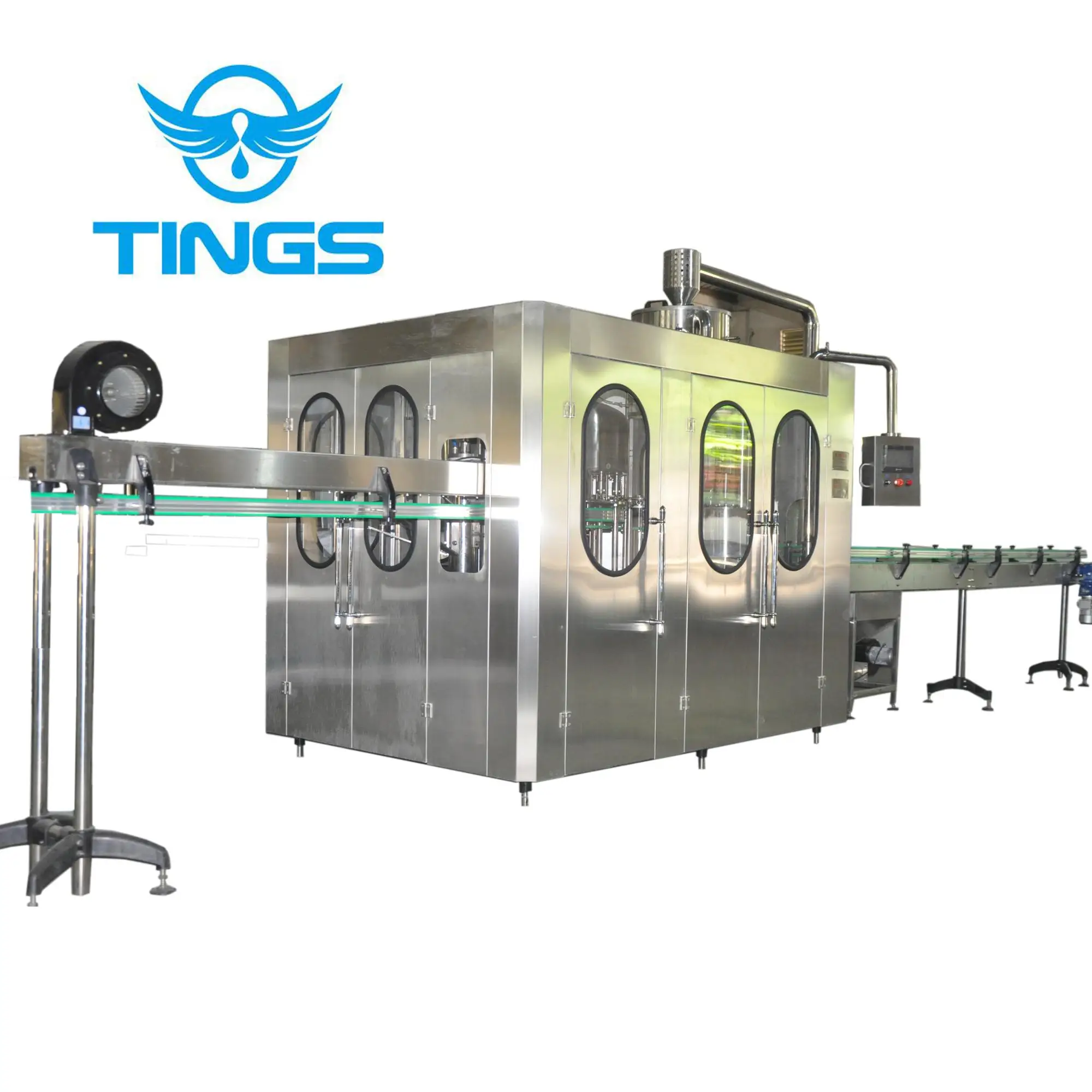 
 Завод по производству напитков рекомендует 2000 бутылок в час, машина для горячего розлива сока  