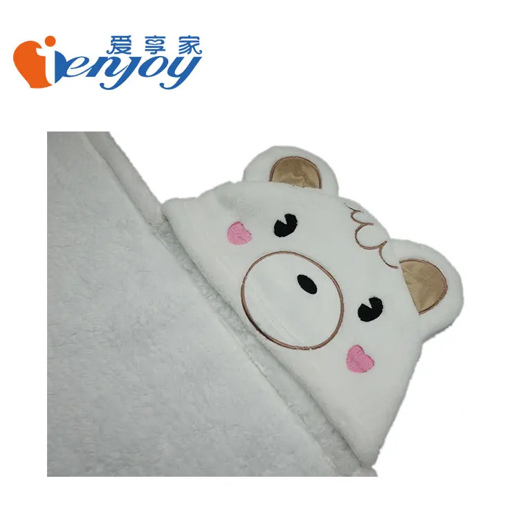  Ienjoy 100% оптовое шерстяное одеяло полиэстер детское с