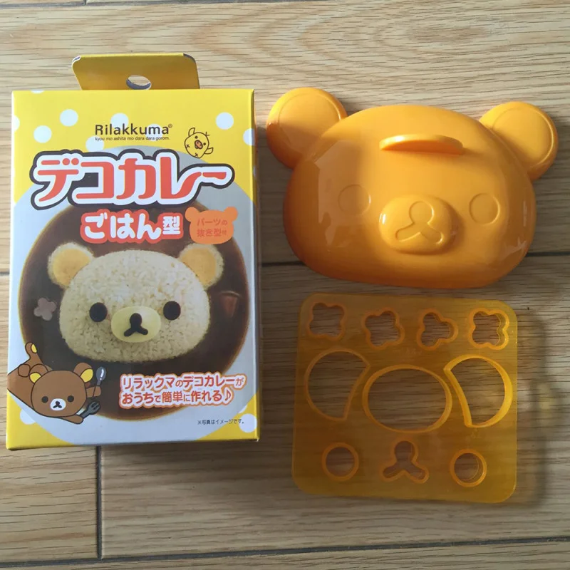 2017 Besting Selling Kitchen Accessories Plastic Rilakkuma Rice Mold