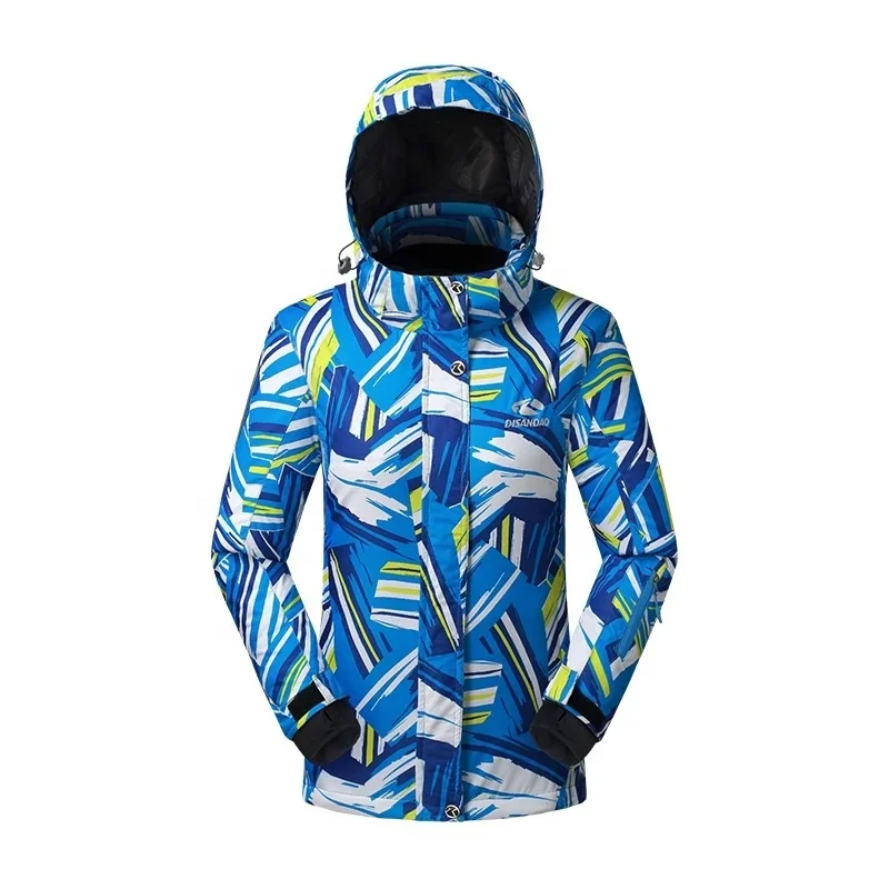 Custom 3 in 1 Women snowboard jacket, womens hot snow ski jacket new design ladies ski apparel