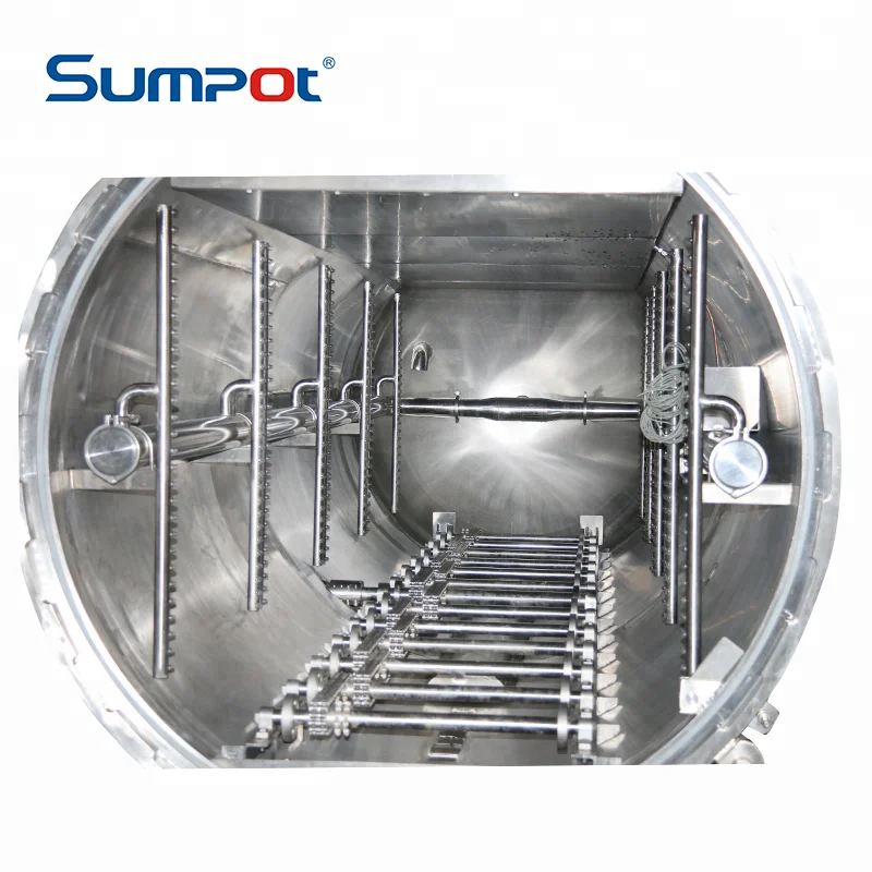 water spray retort machine for soft drinks