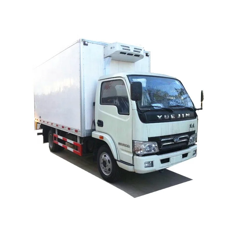 Iveco-yuejin refrigerator cooling van truck/thermo king refrigerator truck 3-5tons right hand drive