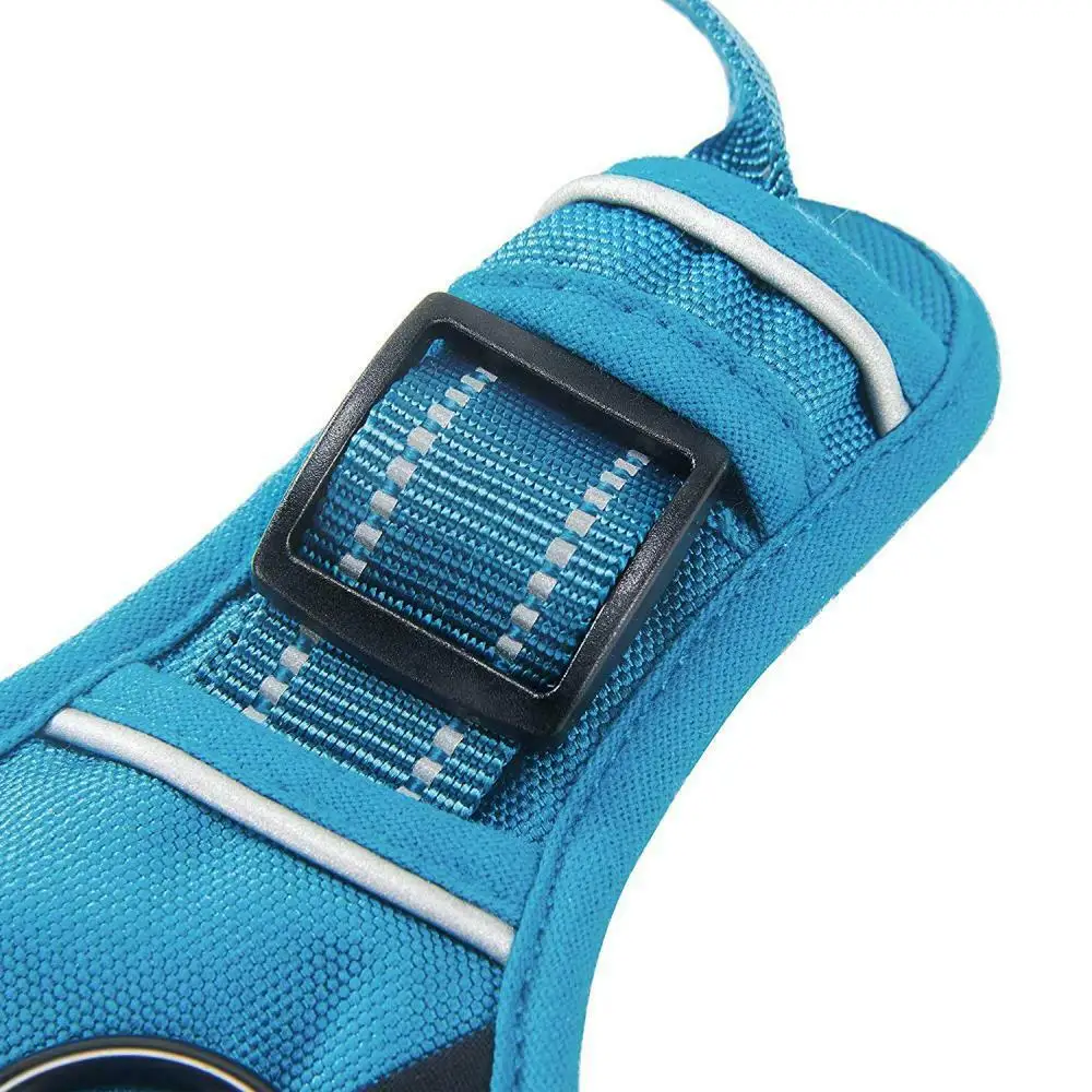 High quality no pull reflective  adjustable harness with air mesh padding OEM acceptable