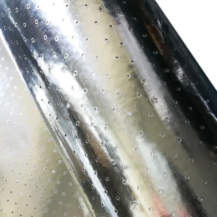 Cloth Laminated Reflective Woven Foil Factory Aluminum Radiant Barrier Woven Fabric Customized Contemporary Aluminum Film CN;ZHE