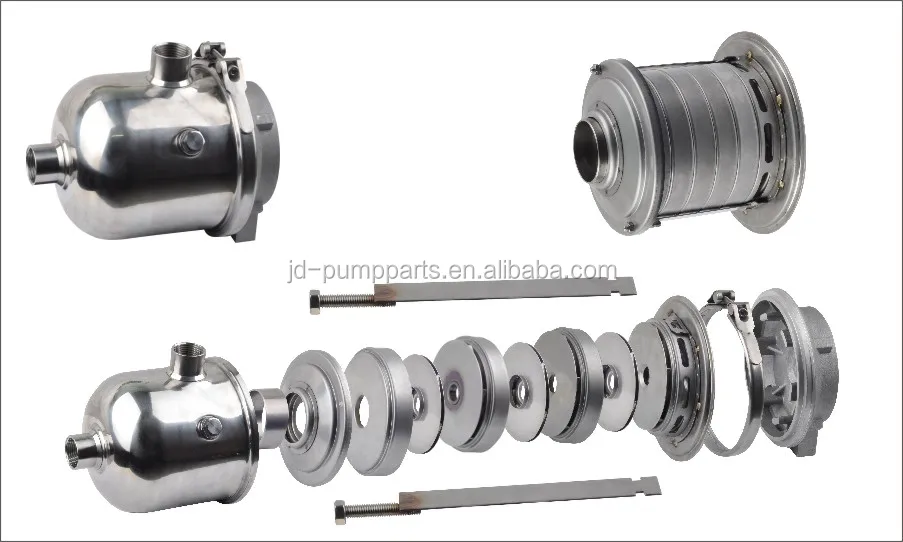 Horizontal multistage water pump accessories