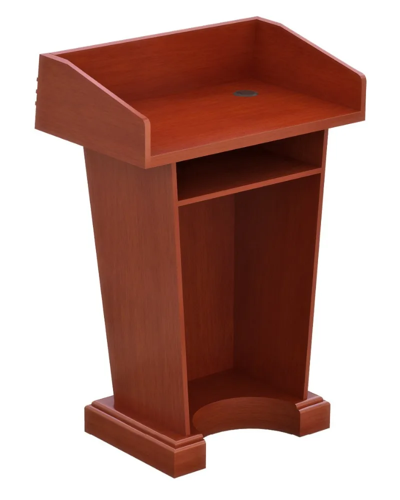 MDF with Cherry Finish modern church pulpit for sale