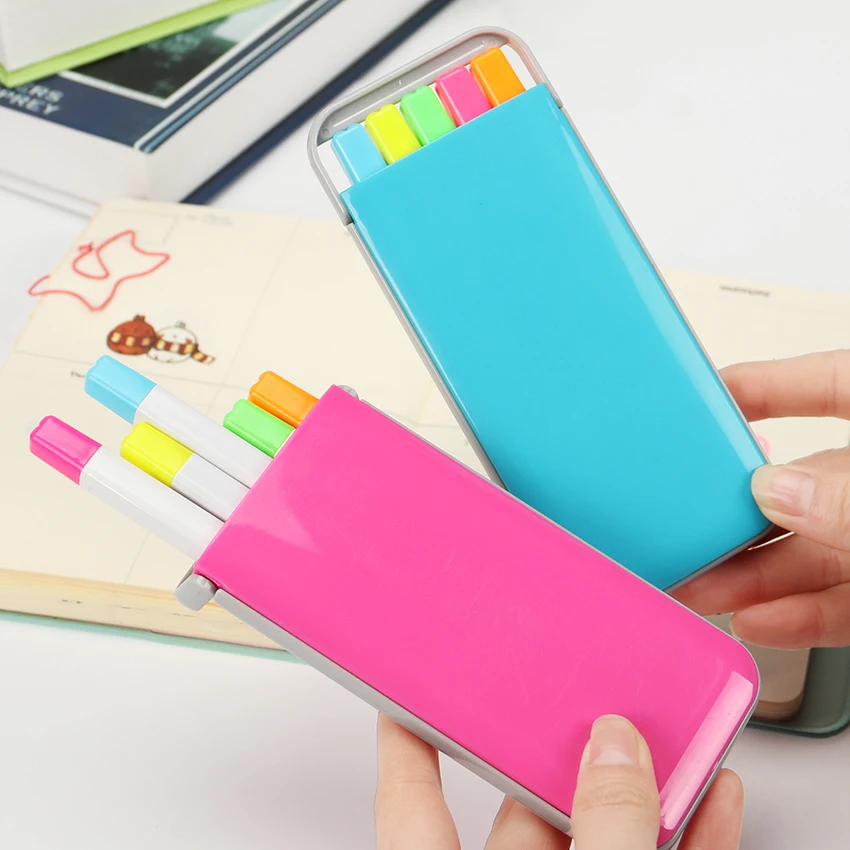 Флуоресцентные маркеры карамельных цветов, перо, ароматизатор, маркер для рисования, письма, акварельная ручка, набор канцелярских принадлежностей