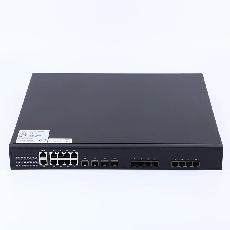 10GE SFP + восходящего FTTH 1U 19 дюймов 8 портов GPON OLT