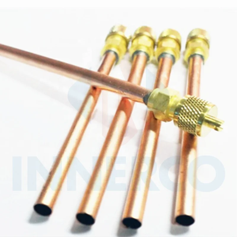 Refrigeration spare parts charging valves copper access valves