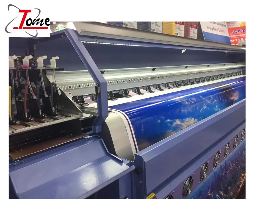 China 3.2M large format Konica 512i printhead panaflex printing machine / Fast speed plotter