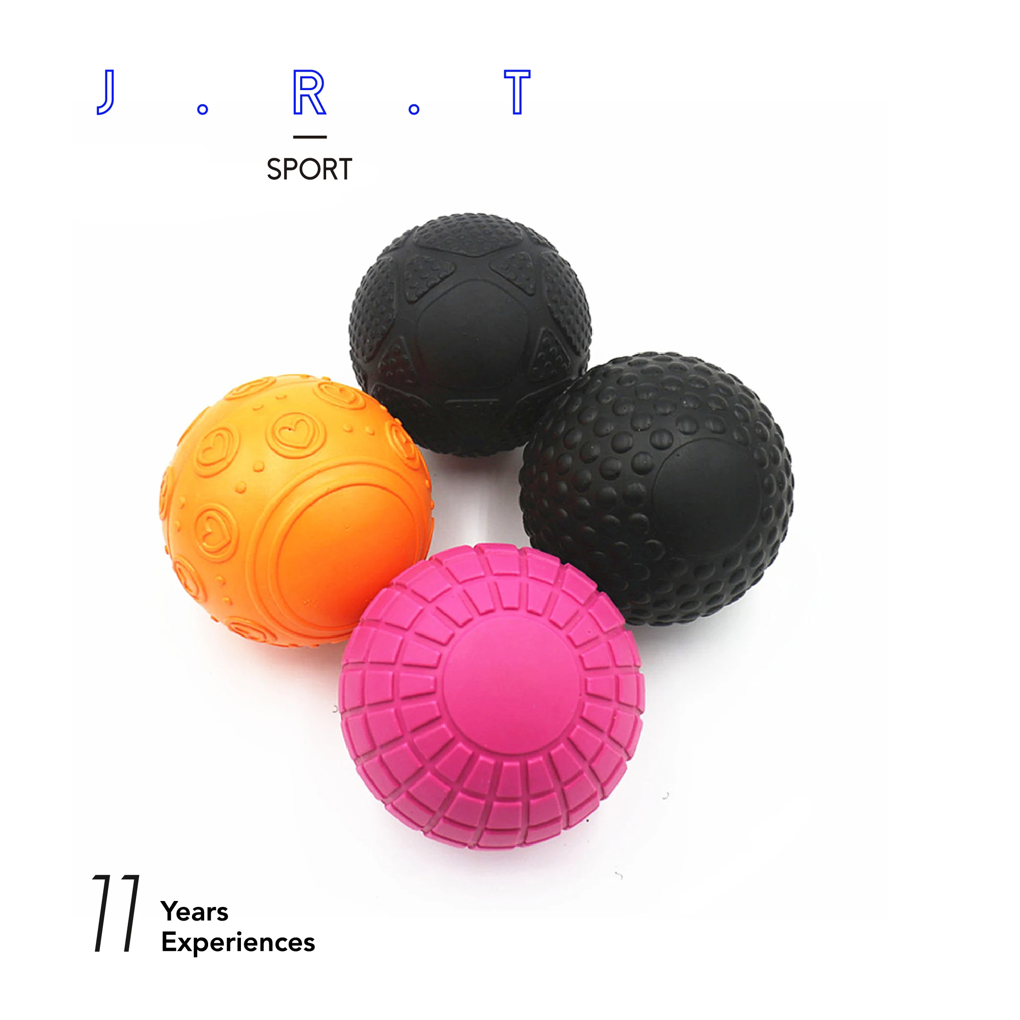 Customize Logo Yoga Roller 5 Inch Eva Foam Massage Ball with Carry Bag