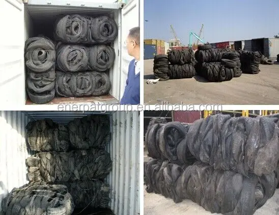 Used Car Tire Baler/Baling Press Machine with CE