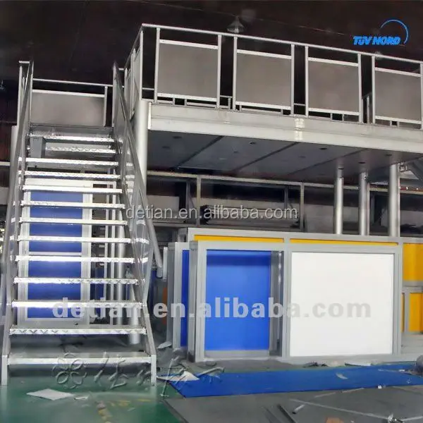 
Factory customize 2 stories booth, double deck booth, two level booth 