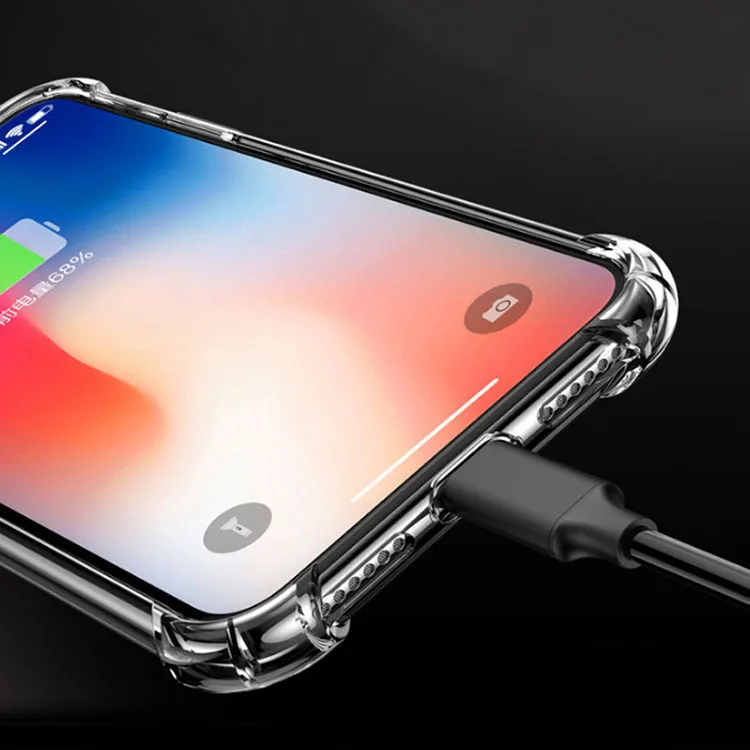 Wholesale Non-Slip Shockproof Phone Cover Case Blank Clear TPU Phone Case for Mobile Phone for iphone 12 pro max