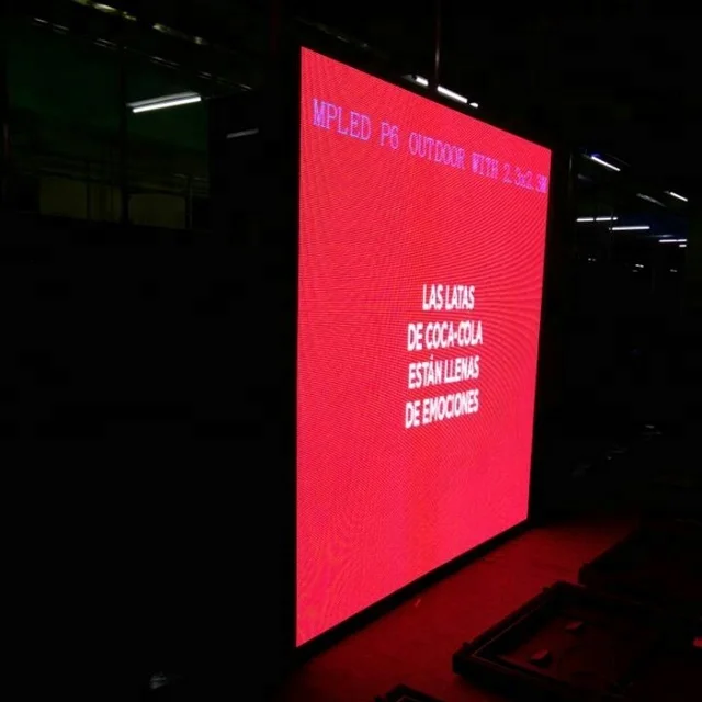P6 led big outdoor advertising screen with 7000nits on discount sale