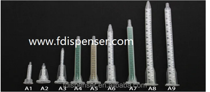 Epoxy Resin Static Mixer MA6.3-21S Mixing Nozzles for Duo Pack Epoxies