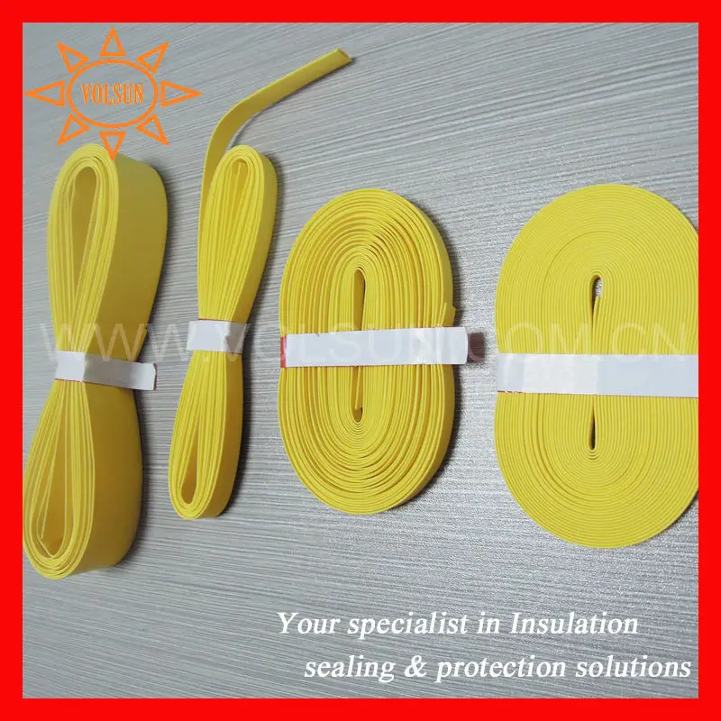 White Heat shrinkable cable identification marker sleeves