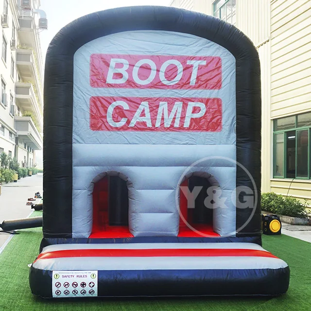Y&G Boot Camp Inflatable Obstacle Course Inflatable Playground Inflatable Ninja Warrior Obstacle Course