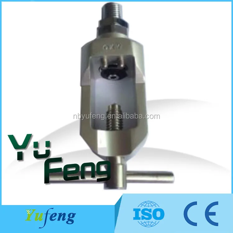 Recyclable high quality Pin index CGA870 empty cylinder with cylinder valve