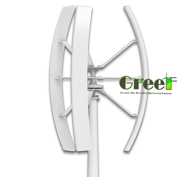 Greef Energy 2kw low start wind speed vawt roof mounted wind turbine