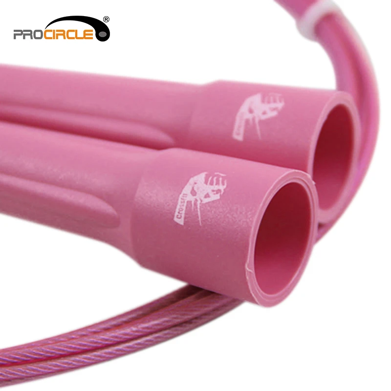 Регулируемая Спортивная Скакалка для фитнеса со специальным рисунком и ручкой