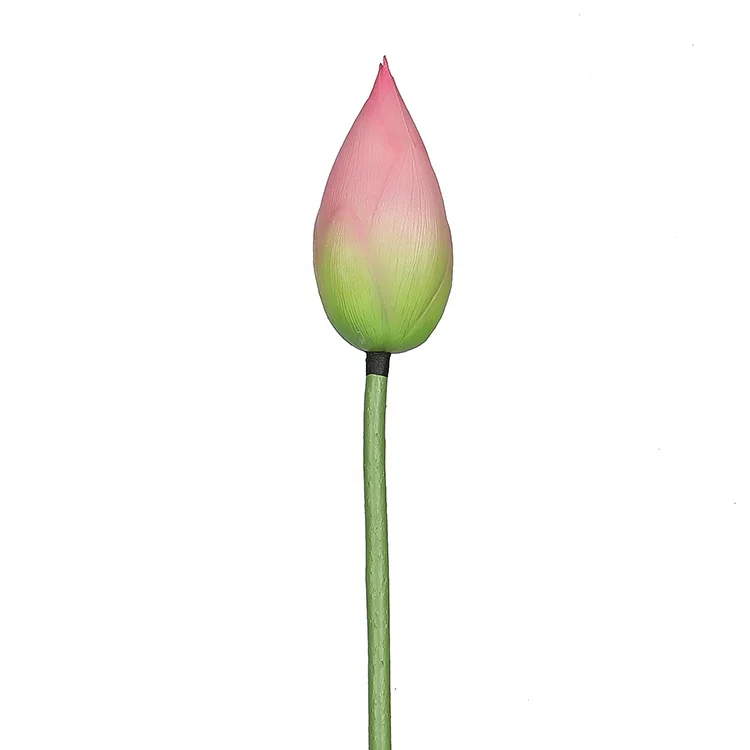 Wholesale artificial eva flower single 93cm high lotus bud stem flower