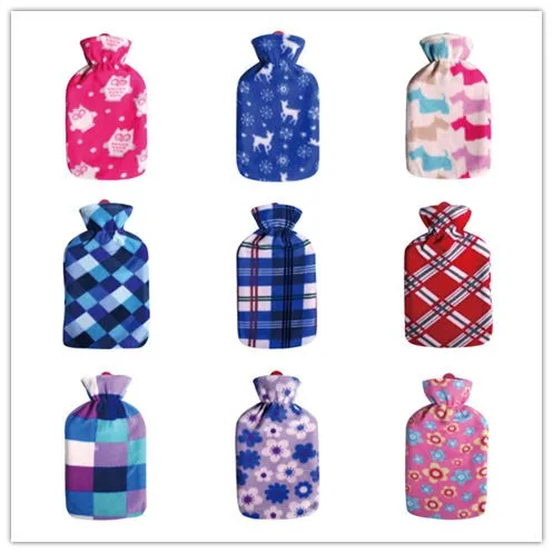 
British standard national flag knitted hot water bottle cover 