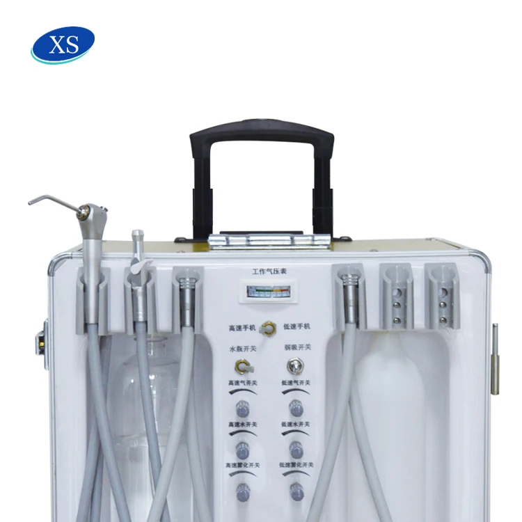 Portable Dental Unit Dental Suitcase and Cart with Aluminum Alloy
