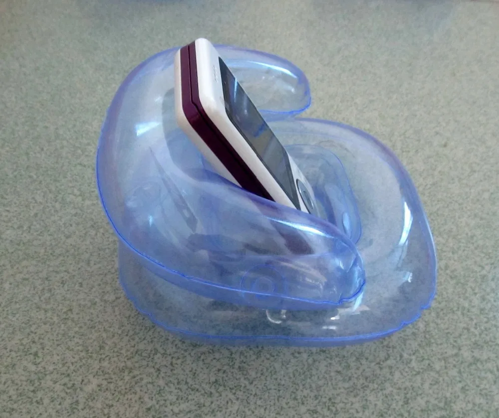 
Hot sale custom gifts promotion inflatable cell phone holder/inflatable drink cup holder for pool 