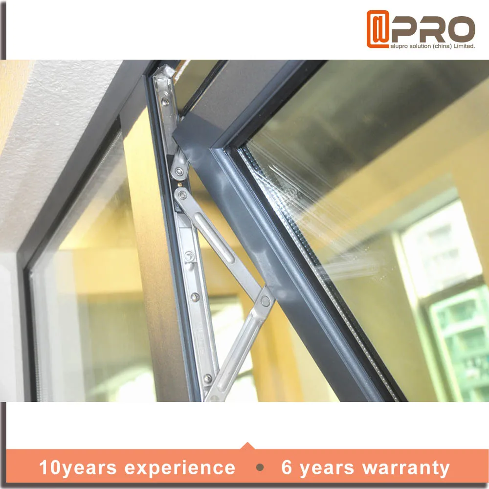 Modern hot design australian standard double glazed Cheap Small aluminum glass Top Hung window awning windows philippines