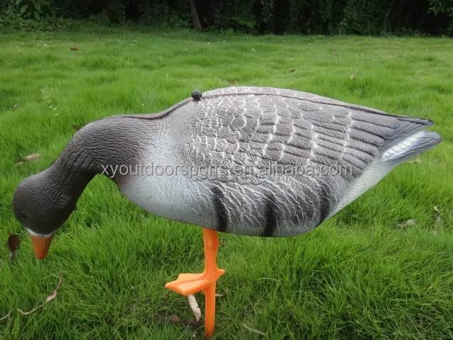 Wholesale Inflatable Foam White-fronted Geese Decoys Lifelike Decoy goose for Hunt