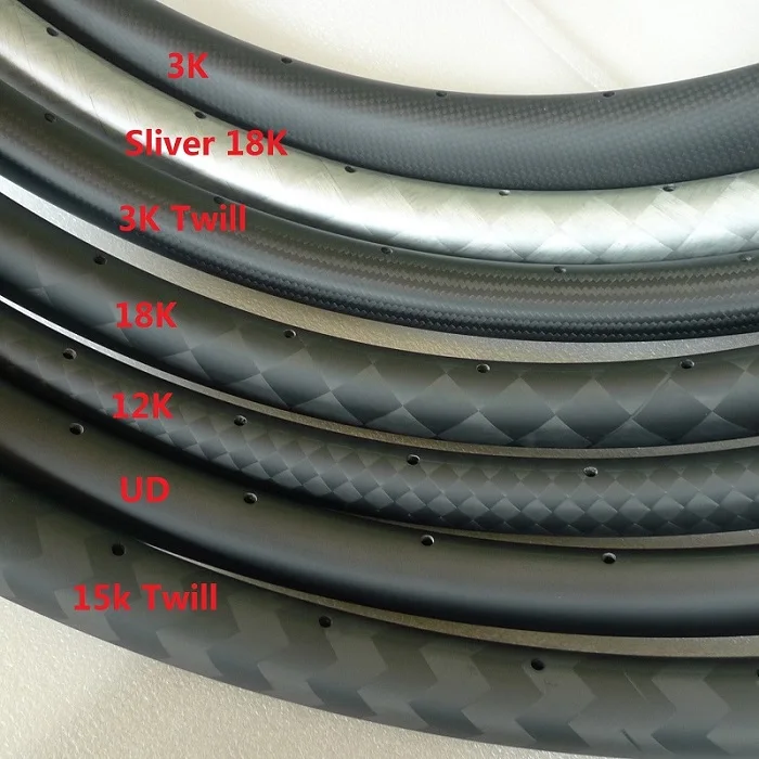 Hot products 700c carbon fiber wheel 40MM carbon clincher wheelset