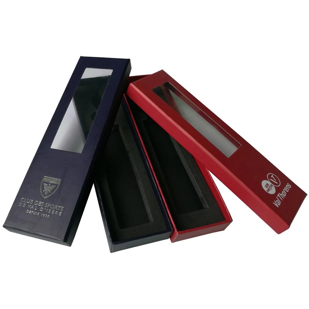 Custom logo linen flash drive pen drive usb gift box