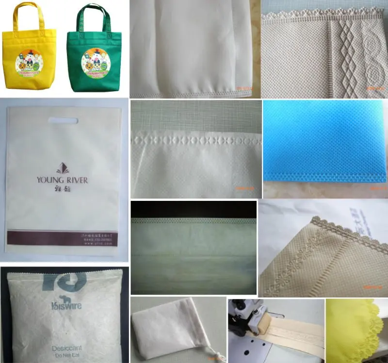 Embossing Non woven Shopping Bag Machine Independent Factory The Ultrasonic Sewing Machines