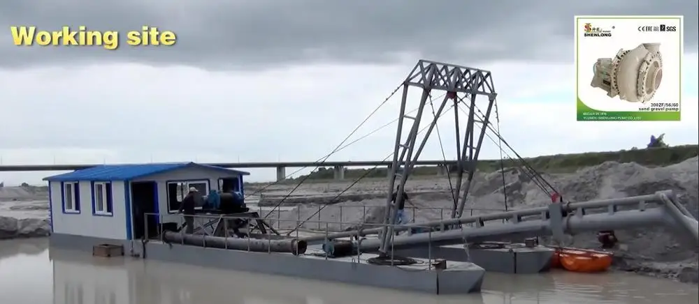 
dredge pump pontoon for sand 
