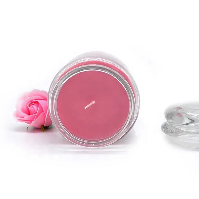 D16T Large size soy wax candle yankee style candles scented with customized logo