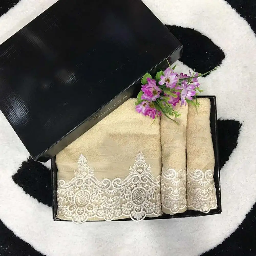 
Towels Turkey Lace Towels Wholesale 3 pcs 