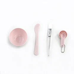 Оптовая продажа, инструмент для ухода за лицом, пластиковая косметика, маска для самостоятельного макияжа, набор чашек для смешивания