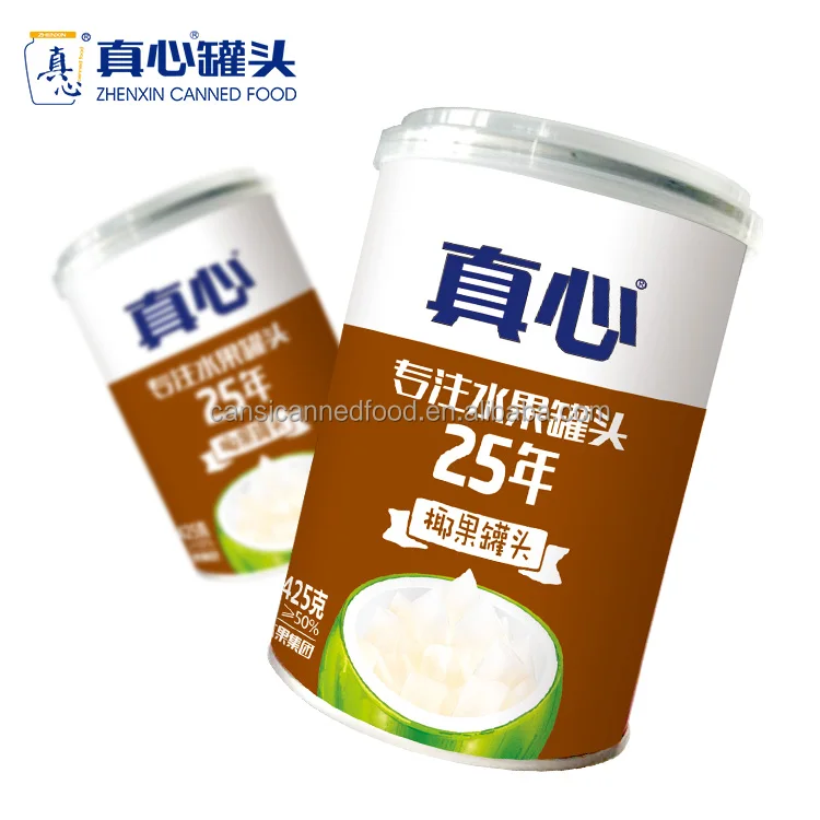 Оптом консервированный Nata De Coco в тяжелых или легких сиропах 425 г