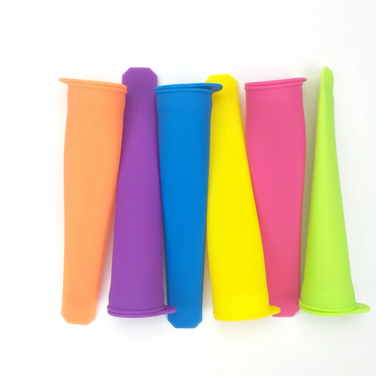 Durable Custom Ice Cream Freezer Pop Lollipop Mold DIY Ice Lolly Maker Popsicle Stick Silicone Ice Popsicle Mold