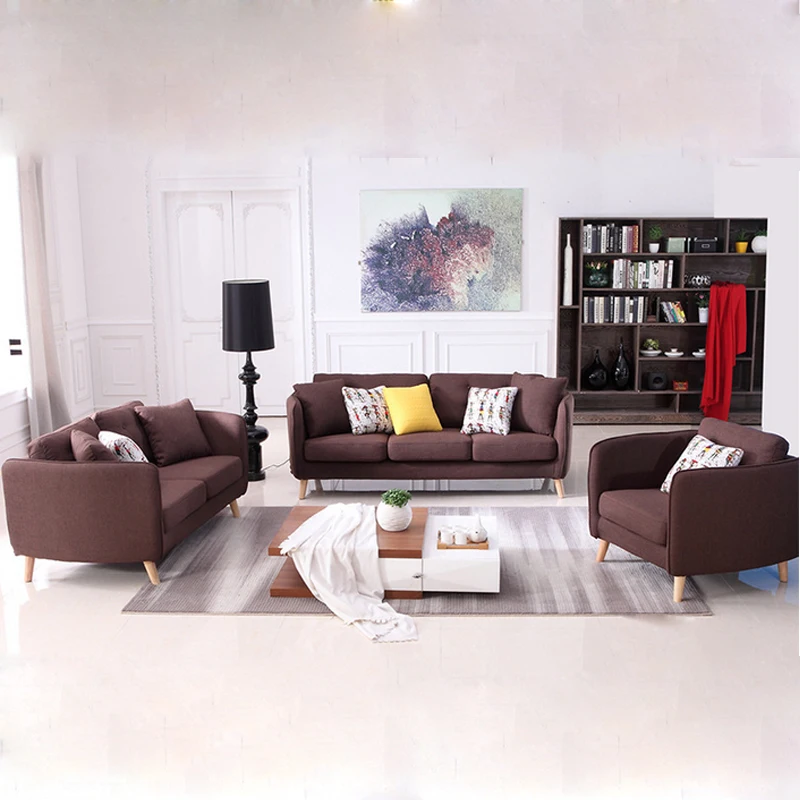 2017 Новый современный стиль Северной Европы из хлопка и льна селекционно диван