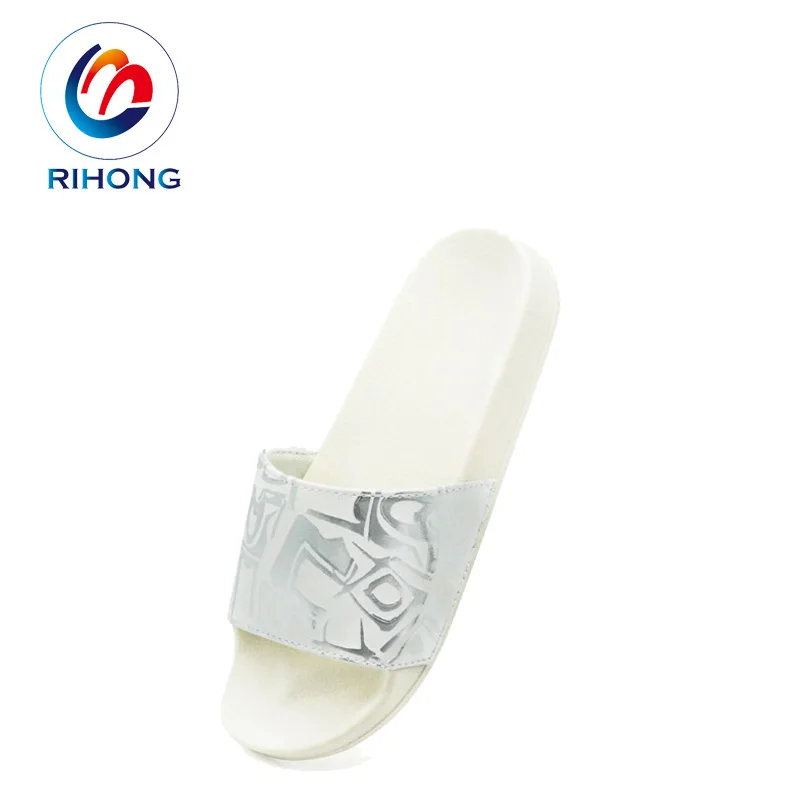new arrival top quality with big size rubber pu sole slide sandal custom brand logo men women designer slippers