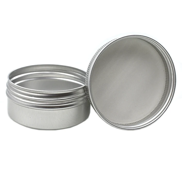 5g 10g 15g 30g 40g 50g 60g 80g silver aluminum jar 30 ml 50 ml aluminum jar container 60ml 80g 100g 120g aluminum jars for food